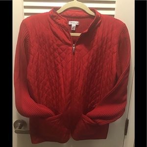 Petite Croft Barrow Quilted Sweater 
